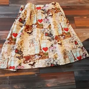Retro circle skirt